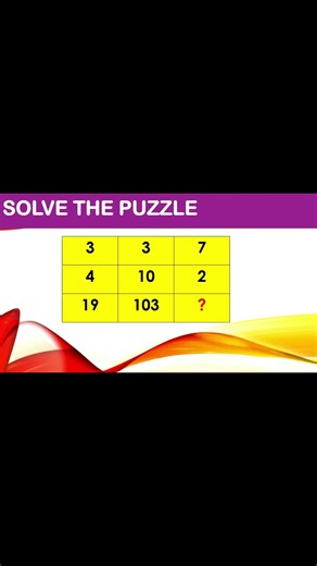 Square Puzzle Solve it #mathspuzzle #puzzle