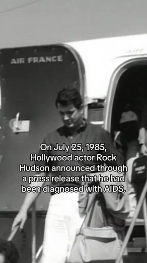 In 1985, Hollywood icon Rock Hudson became the first major celebrity to publicly reveal an AIDS diagnosis. | Exploring History Reels