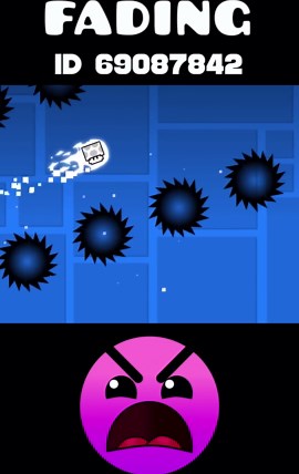 Fading in Geometry Dash #geometrydash #gd #fnf #shorts