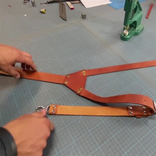 Leather Suspenders - Chest Harness Pattern PDF for Leather DIY - Digital Template and Video Tutorial - Etsy