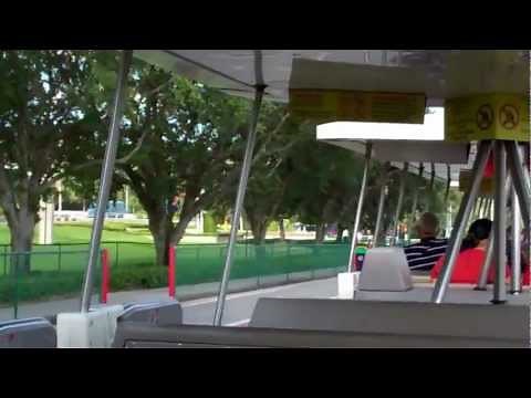 Walt Disney World Parking Trams at MAGIC KINGDOM HD