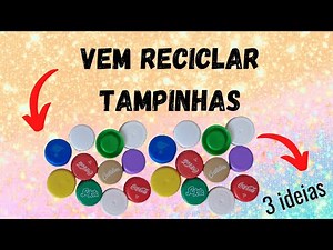 COMO RECICLAR TAMPINHAS DE GARRAFA/ JOGOS LÚDICOS