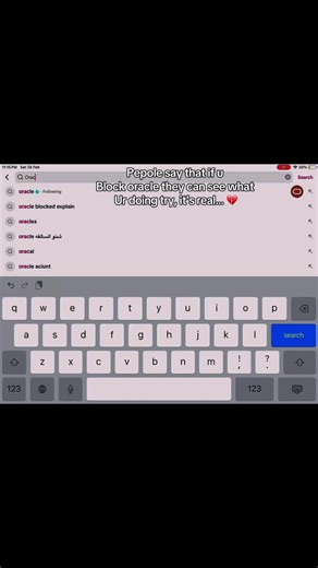 Blocking Oracle: What Happens Next?