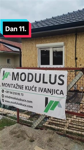 Dan 11. u #NoviSad ✅ Stolarija ✅ Voda ✅ Struja #montaznekuce #montaznekucebeograd #montaznekuceivanjica #petrovaradin #srbijatiktok #houseoftiktok #novisad #Srbija