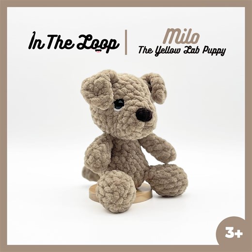 Handmade Crochet Labrador Puppy Plush – Yellow Lab Dog Stuffed Animal – One of a Kind Amigurumi Gift - Etsy