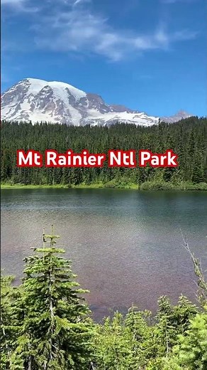 Tour through MT Rainier National Park, epic bucket list destination #travel #scenery #mountains