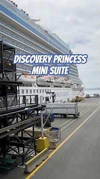 Discovery Princess cabin tour - mini suite. Great cabin on a newer Princess ship #cruiseship #cruise