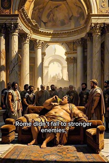 The Poison of Comfort (Why Empires Fall) #shorts #stoicism #romanempire #comfort #fact