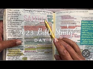 Study the Bible in One Year: Day 111 2 Samuel 1-4 | Bible study for beginners