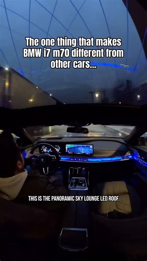 BMW I7 M70 - test drive! Panoramic sky lounge LED roof