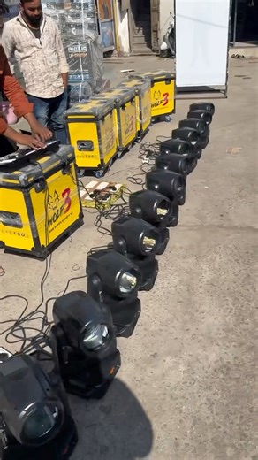 🐺BSM Wolf Beam Testing #shorts #svmdj #shortfeed #djsetup #minivlog #dj #event #djsarzen #dj