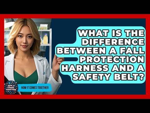 What Is The Difference Between A Fall Protection Harness And A Safety Belt? - How It Comes Together