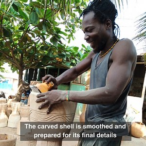 14K views · 491 reactions | Watch the incredible journey of a djembe—from a single piece of wood to a beautifully crafted drum. Every groove, every carve, every step reflects the artistry and culture of Ghana. 論 #djembe #ghana #drummaking | African Drumming | Facebook