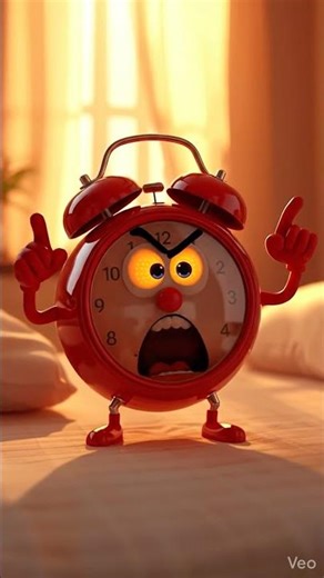 Alarm Clock Speaks the Value of Time⏰ Motivational Short #TimeValue #Motivation #LifeLesson #Shorts