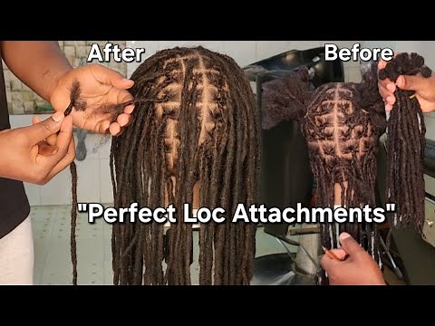 Dreadlocks Attachment Masterclass: Seamless Techniques #LocExtensions