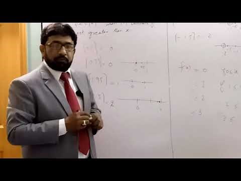 Definition of Bracket Function by Prof. Azhar Hussain