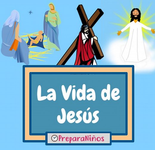 La Vida de Jesús: Resumen, Cronología e Historia Contada para Niños