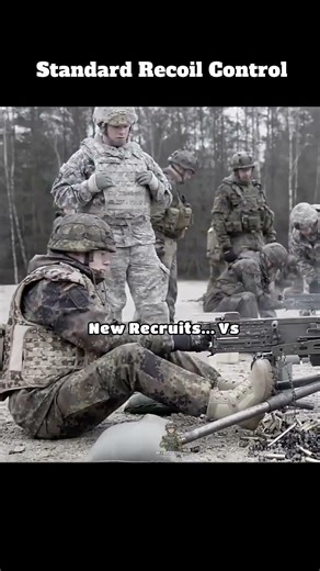 Military Recoil Control (New recruit vs veterans)