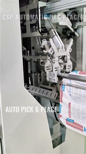 Automatic bag placer for packing machine