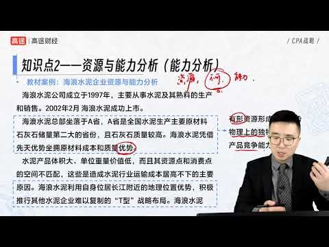 13 考点13——企业能力分析