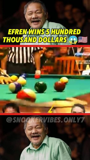 Efren Reyes Wins $500,000 Pool Tournament