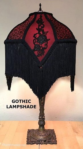 Making a Gothic Victorian Lampshade by Elegance Lamps