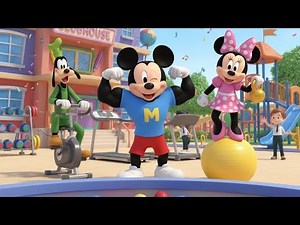 Mickey Mouse Gym Adventure | Fun Workout Journey for Kids & Families