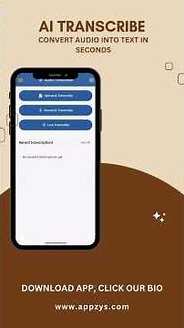 AI Transcribe – Audio to Text (Smart Transcription)#aitranscript #aiapps #audiototext #transcript