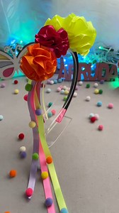 47K views · 684 reactions | Tiara fácil com fita de cetim e Pompom #carnaval #tiara #fantasia #tutorial | Ju Arruda | Facebook