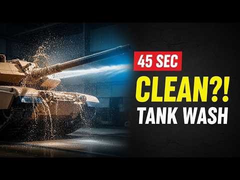 These Machines Clean Tanks in 45 Seconds 😳