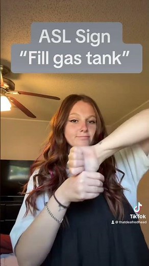 Learn How To Sign "Fill Gas Tank" in ASL for Beginners | American Sign Language #shorts