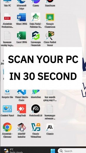 Scan Your PC for Malware Using MRT! 🛡️ Windows Security Trick #antivirus #shorts