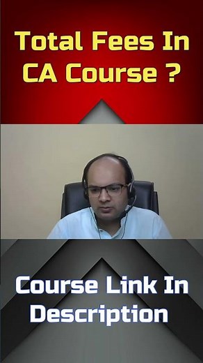Total Fees In CA Course | CA Foundation, CA Intermediate & CA Final | Best CA Institute #shorts