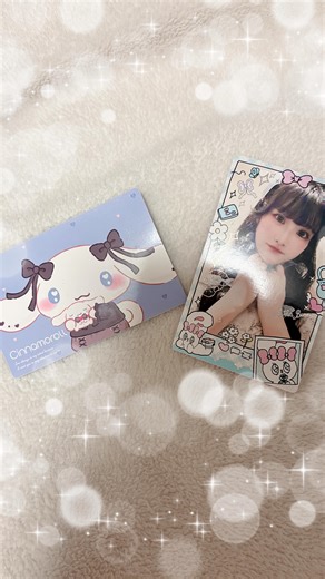 紗弓🪽ྀི💗 | カードコネクトでオリジナルカードを作ってみた！ 2枚作ったよ❣️ 1枚目はサンリオキャラクターズのランダムでキャラクターデザインがされたカードをチョイス💳🩵 シナモンが出てきてくれました！かわいい∩^ω^∩ 9/8から新デザインなので、早速お試し✨... | Instagram