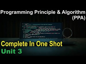 Complete Unit 3 | PPA | Control structures | BCA 1 Semester | MIC