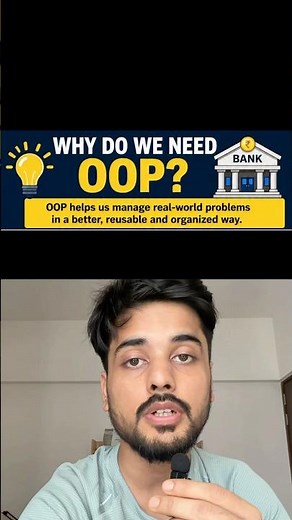 Why we need Object Oriented Programming? #objectorientedprogramming #computerscience #techshorts