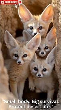 “Fennec Fox: The Desert’s Smallest Survivor 🦊 | Wildlife Documentary Short”