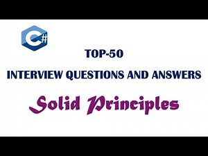 solid principles interview questions and answers || solid prinicples || c#