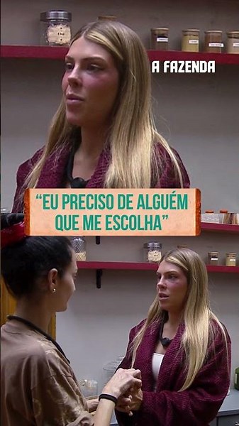 Ana tells Ariela she’s unsure if she will keep seeing Renê #AFazenda #shorts