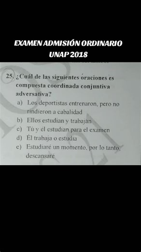 Ejemplo de Oraciones Compuestas: Razonamiento Verbal