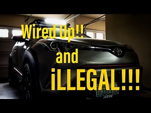 How to install Led Bar Wiring Harness on My 2018 Toyota C-HR XLE [ Project C-HR VLOG 32 ]