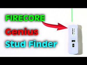 How to use FireCore Magnetic Stud Finder with laser beam and leveler