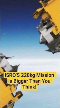 Why ISRO’s 220kg SpaDeX Mission shocked the world? #shorts #isro #spacecraft #spacediary #shocking