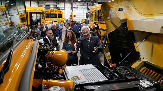 'Welcome to the future': New electric school buses hit Providence streets