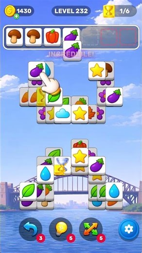 Tile Match Puzzle Game - Level 232