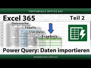 Power Query - Daten Importieren leicht gemacht | Excel 365 Tutorial