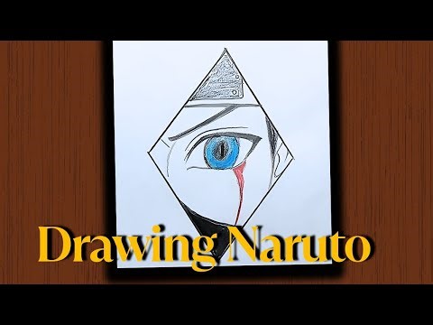How to Draw Naruto Eye Step by Step | Easy Naruto Drawing for Beginner | Anime Art for Beginners