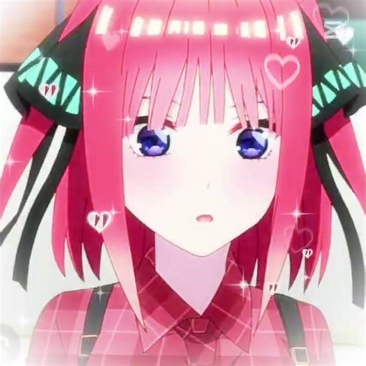 nino Nakano Awww cutely kawaiii girl anime girly she so cute 🥺♥️