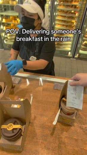 POV: No Friends, Just a Rainy Breakfast Delivery