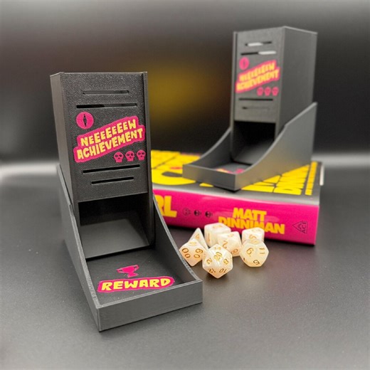 Small Folding Dice Tower | New Achievement 3D Printed | Dungeon Crawler Carl Inspired DCC | Compact Travel Size | RPG TTRPG Gift - Etsy